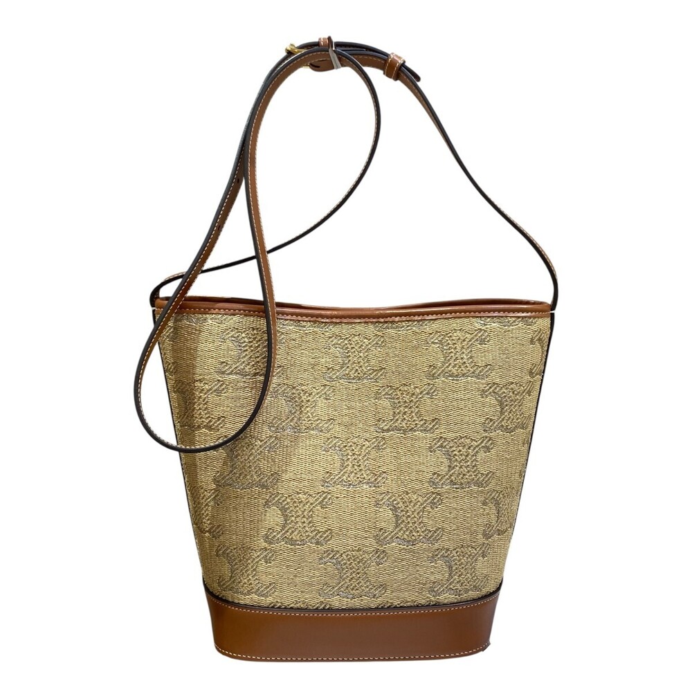 Celine Bucket Cuir Triomphe Brown - Picture 2 of 4